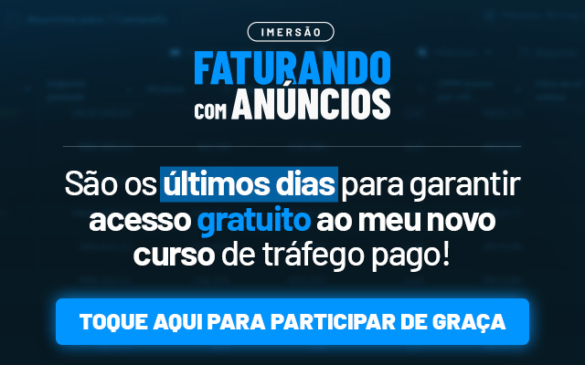 Banner - Imersão Faturando com Anúncios, ultimos dias!